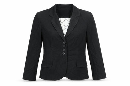 Marks & Spencer Womens Black Jacket Blazer Size 12 Button