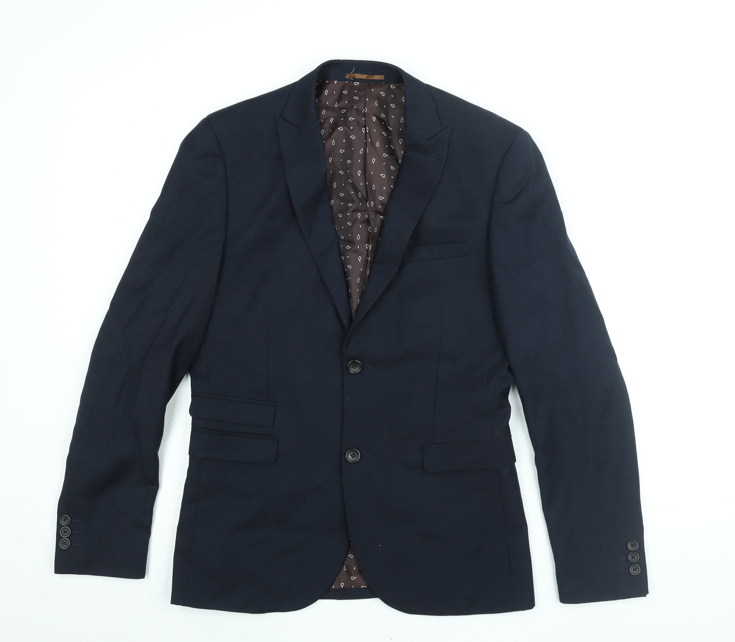 Mens UK Size 38 NEXT Regular Blue Suit Jacket