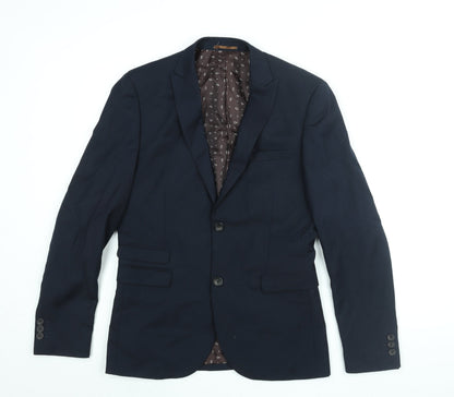 Mens UK Size 38 NEXT Regular Blue Suit Jacket