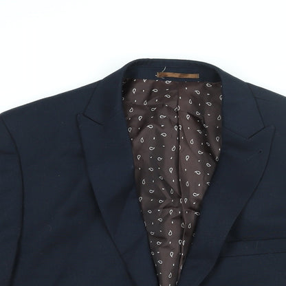 Mens UK Size 38 NEXT Regular Blue Suit Jacket