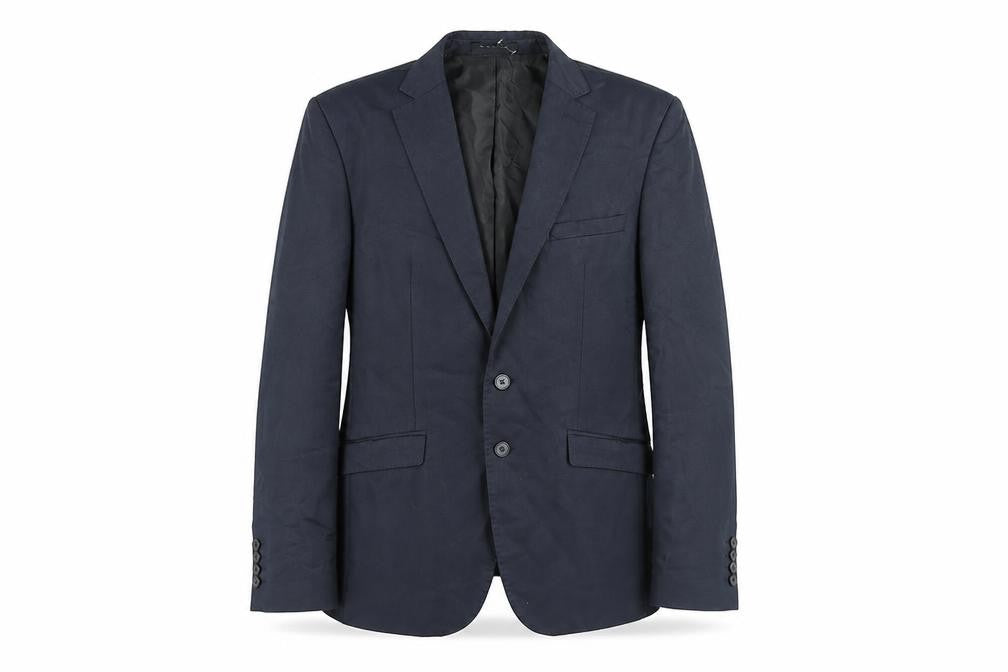 Mens UK Size 38 Zara Regular Blue Suit Jacket