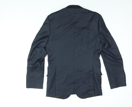 Mens UK Size 38 Zara Regular Blue Suit Jacket