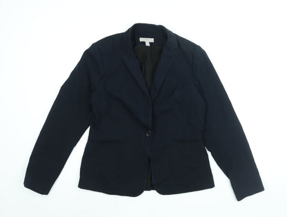 Womens UK Size 10 H&M Blue Jacket