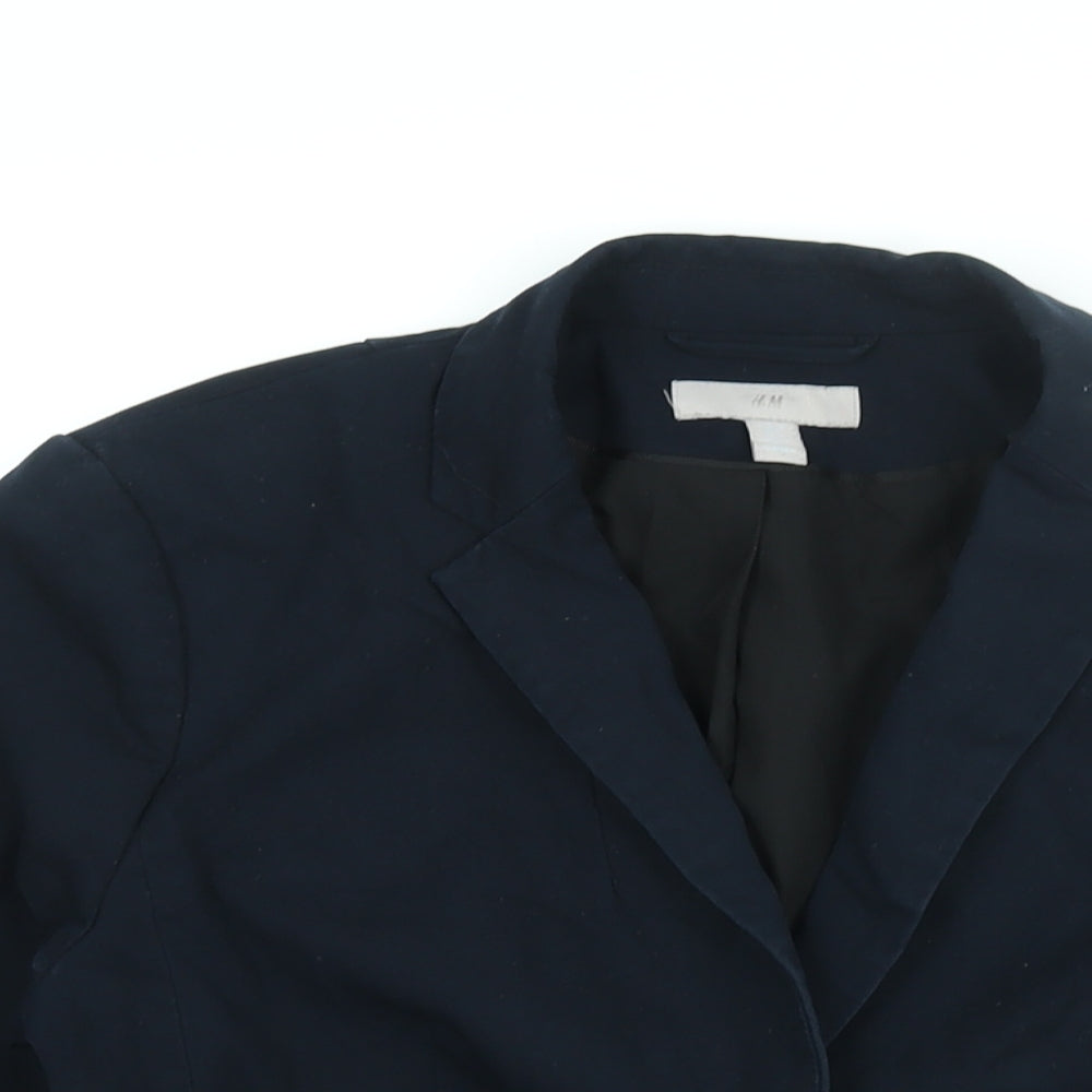 Womens UK Size 10 H&M Blue Jacket