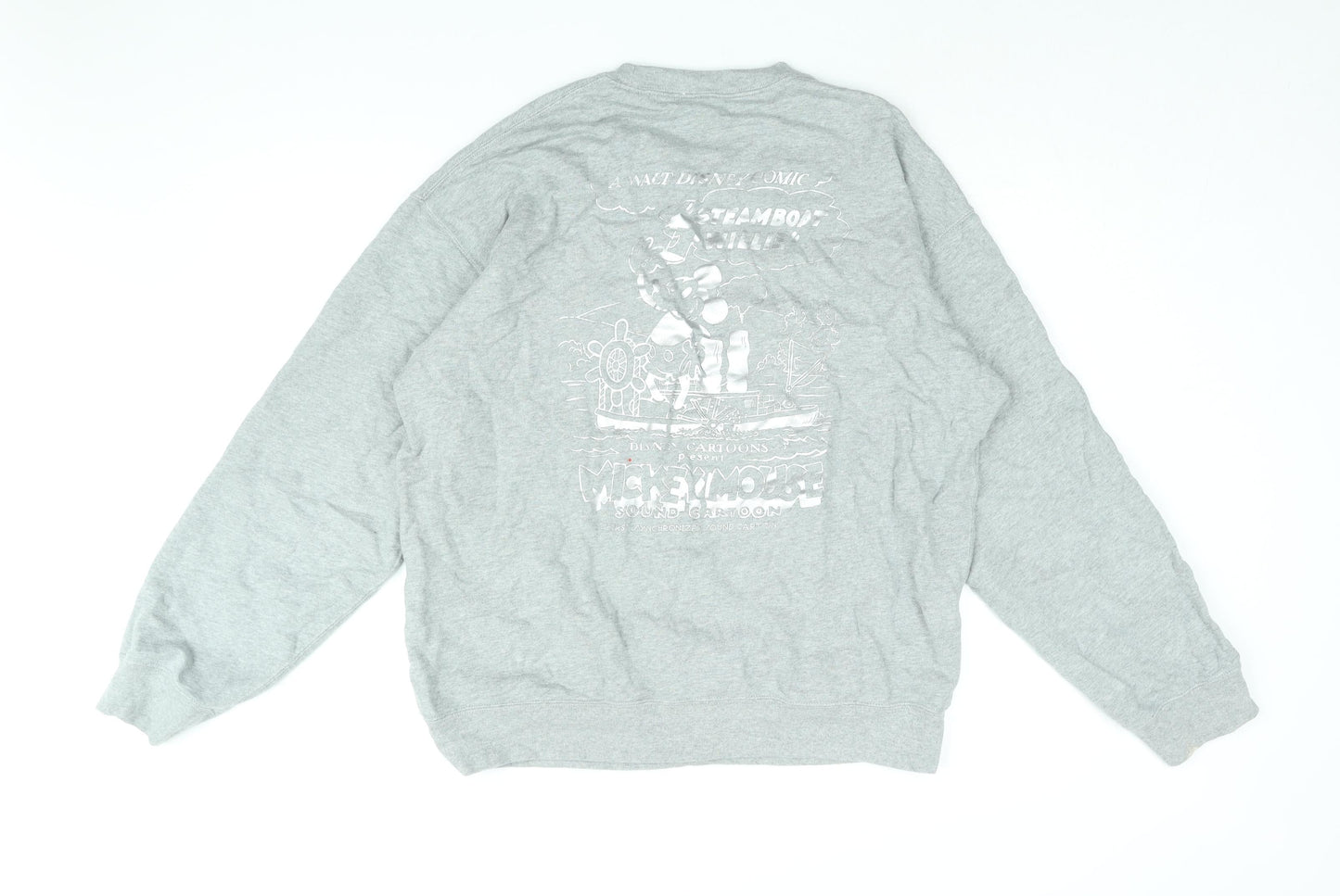 Womens UK Size L Disney Grey Pullover Sweatshirt