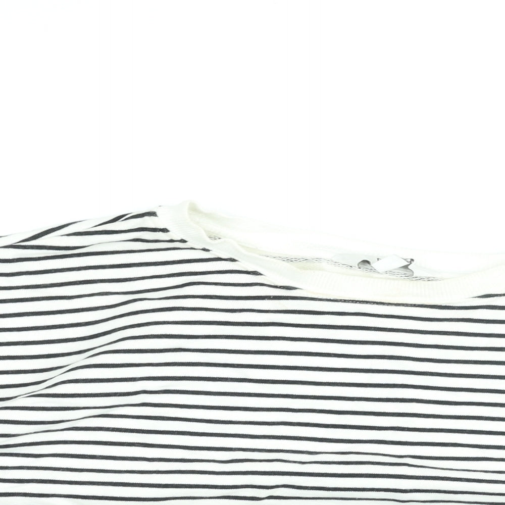 Womens UK Size L Marks and Spencer White Pullover Sweatshirt