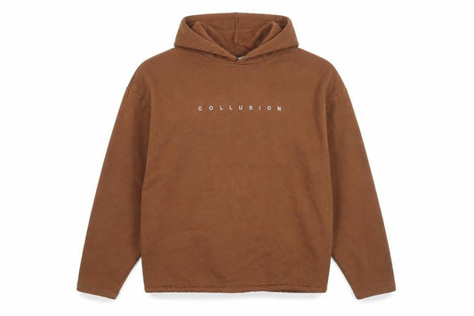 Collusion Womens Brown Cotton Pullover Hoodie Size M Pullover