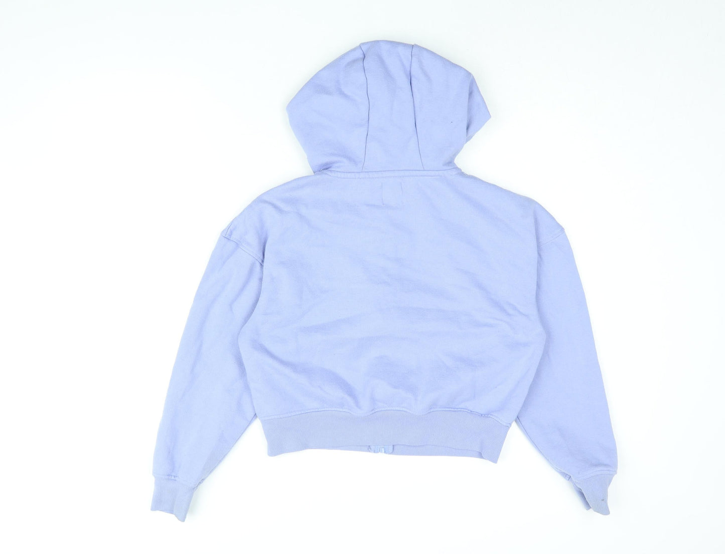 Womens UK Size XS Disney Blue Full Zip Hoodie