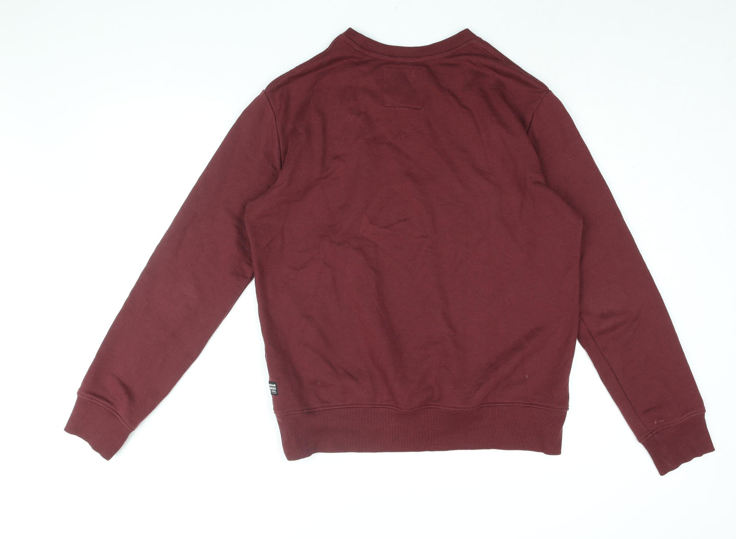 Mens UK Size M G-Star Raw Red Pullover Sweatshirt