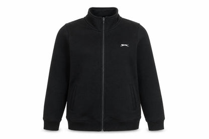 Slazenger Womens Black Cotton Full Zip Sweatshirt Size 14 Zip