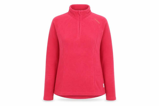Decathlon Womens Pink Polyester Pullover Sweatshirt Size M Zip