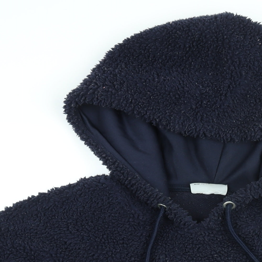 Mens UK Size L ASOS Blue Pullover Hoodie