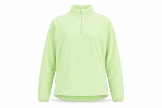 Decathlon Womens Green Polyester Pullover Sweatshirt Size M Zip