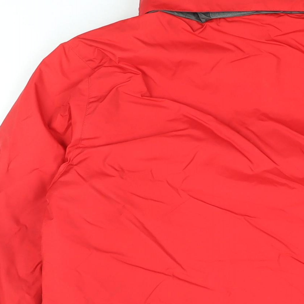 Wed'ze Boys Red Rain Coat Coat Size 10 Years Zip