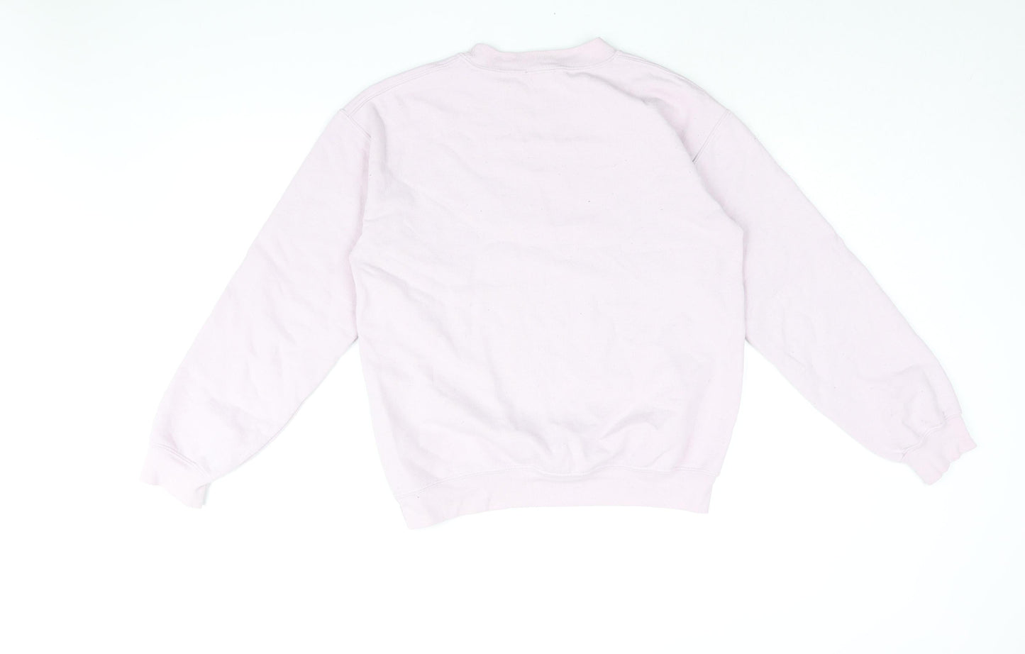 Supersuperficial Womens Pink Cotton Pullover Sweatshirt Size S Pullover - House Print