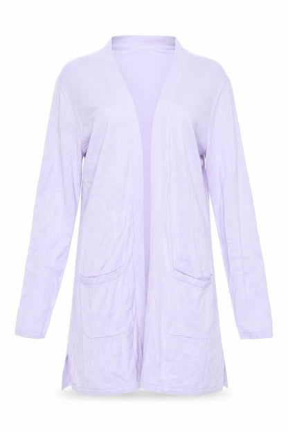 Womens UK Size L Isaac Mizrahi Purple Cardigan Jumper