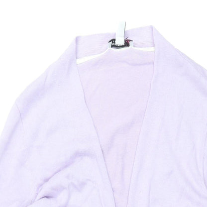 Womens UK Size L Isaac Mizrahi Purple Cardigan Jumper