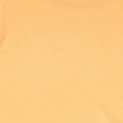 Womens UK Size 14 Marks and Spencer Orange Basic T-Shirt