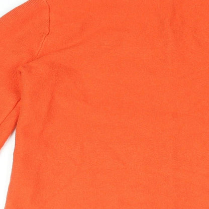 Womens UK Size XS Oasis Orange Basic T-Shirt