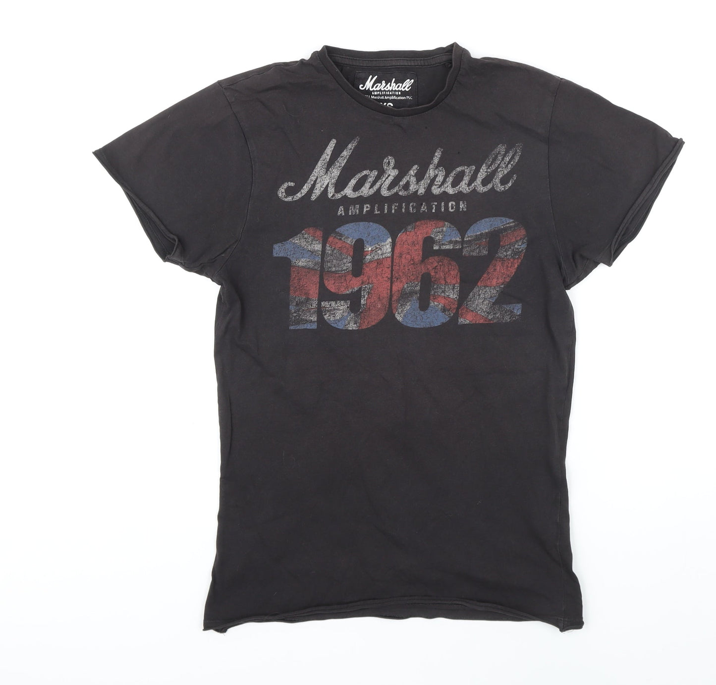 Marshall Womens Black 100% Cotton Basic T-Shirt Size XS Round Neck