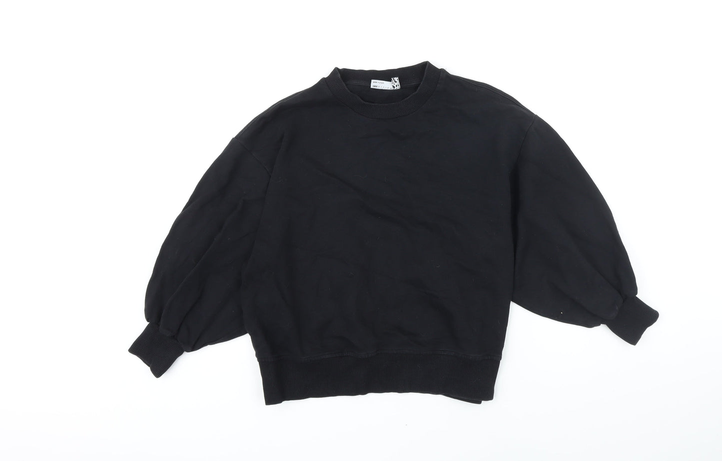 Womens UK Size 4 ASOS Black Pullover Sweatshirt