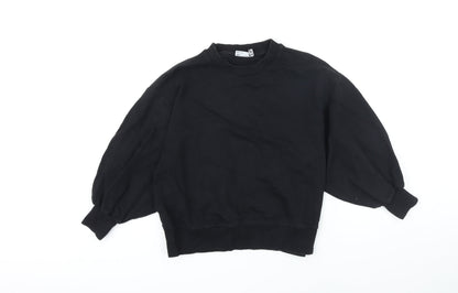 Womens UK Size 4 ASOS Black Pullover Sweatshirt