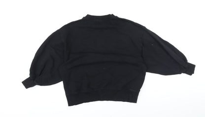 Womens UK Size 4 ASOS Black Pullover Sweatshirt