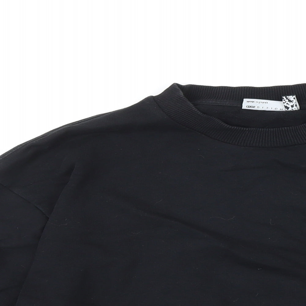 Womens UK Size 4 ASOS Black Pullover Sweatshirt