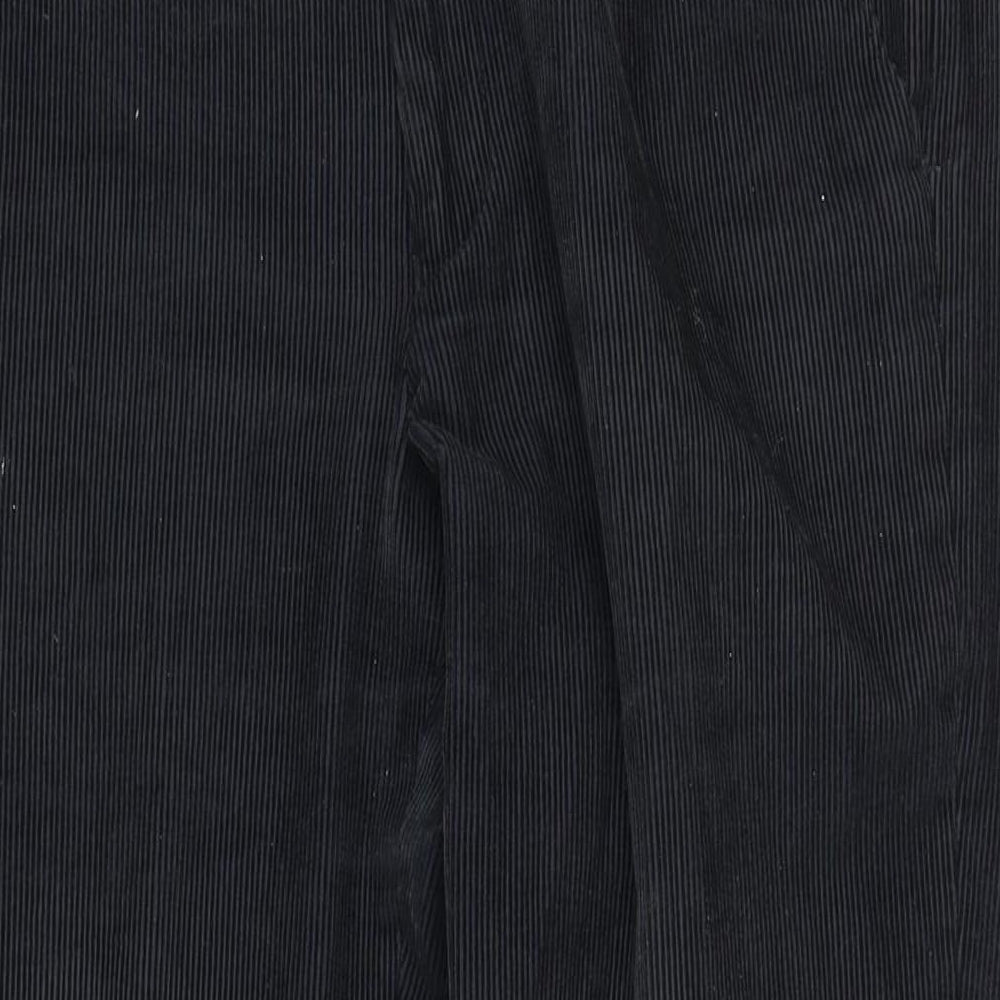 Mens UK Size 32 in M&S Regular Fit  Black Trousers