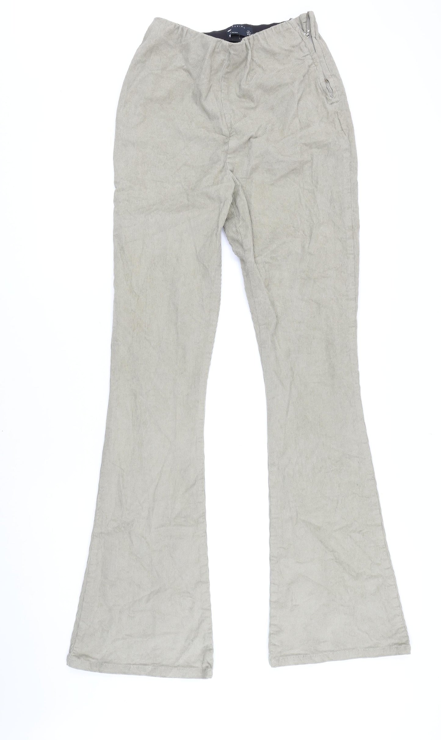 Womens UK Size 10 ASOS Regular Fit  Green Trousers