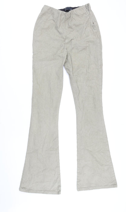 Womens UK Size 10 ASOS Regular Fit  Green Trousers