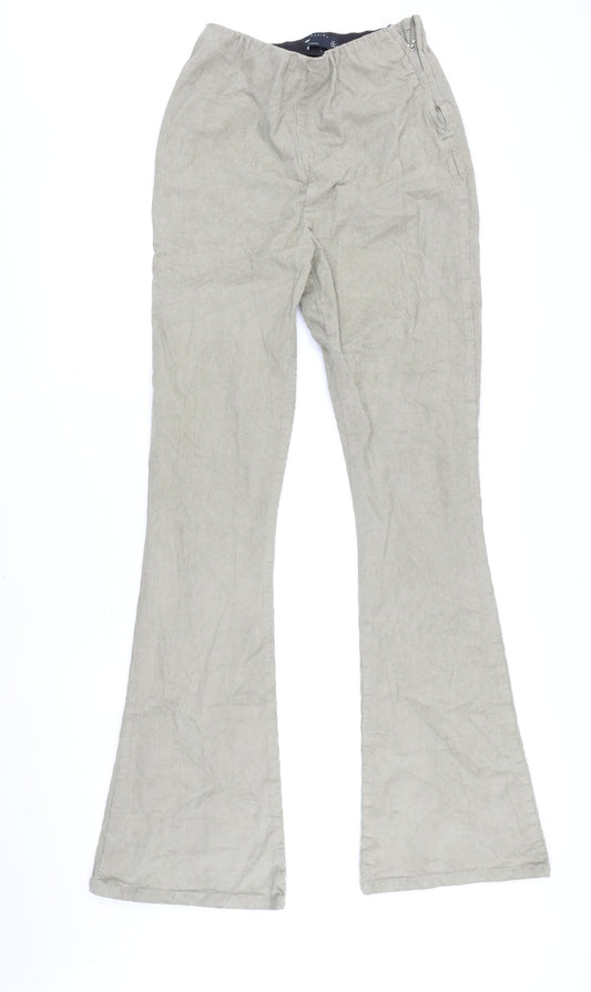 Womens UK Size 10 ASOS Regular Fit  Green Trousers