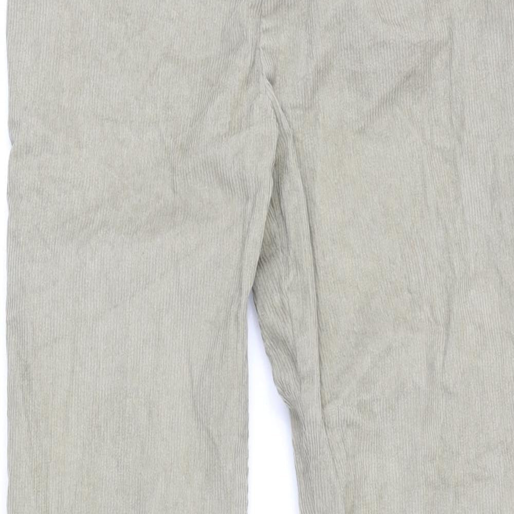 Womens UK Size 10 ASOS Regular Fit  Green Trousers