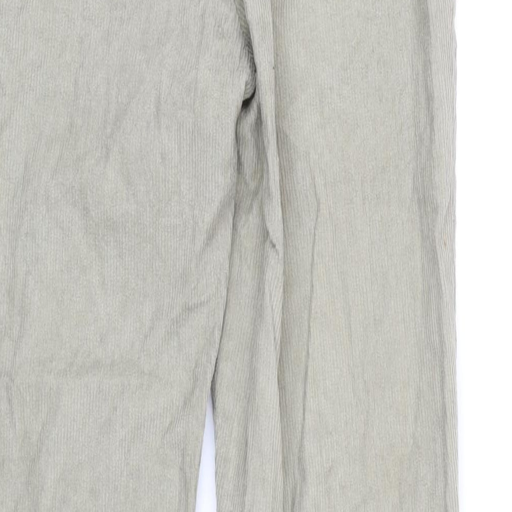 Womens UK Size 10 ASOS Regular Fit  Green Trousers