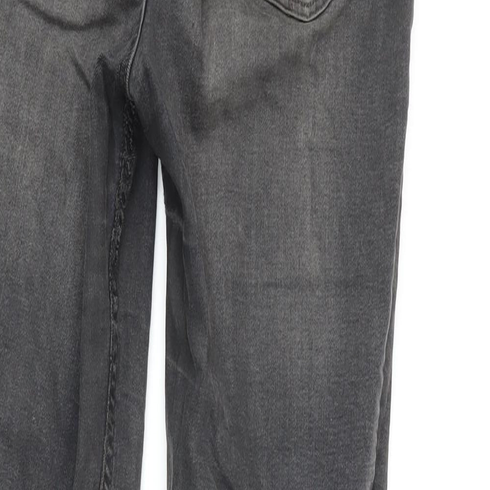Womens UK Size 10 H&M Regular Fit Skinny Grey Jeans