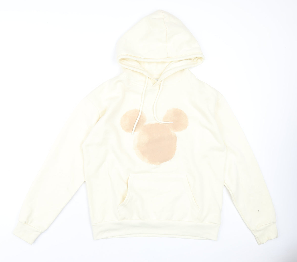 Womens UK Size 10 Disney Ivory Pullover Hoodie