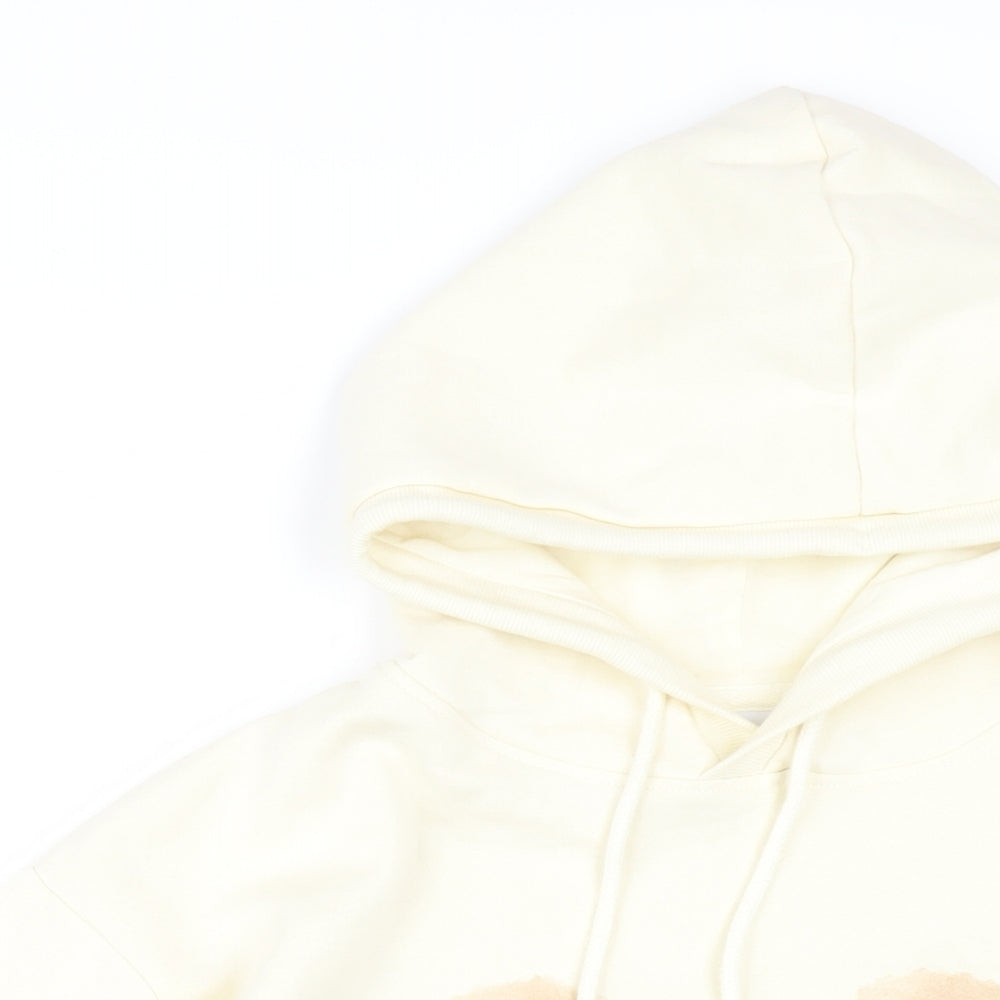 Womens UK Size 10 Disney Ivory Pullover Hoodie