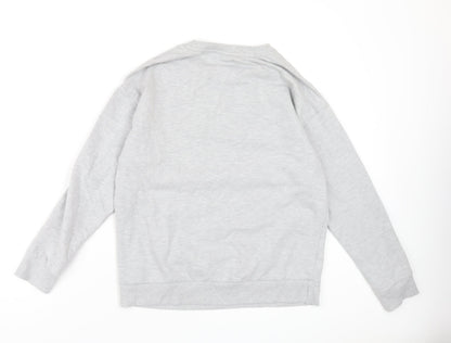 Womens UK Size 14 Disney Grey Pullover Sweatshirt
