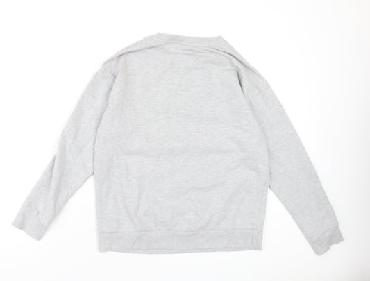 Womens UK Size 14 Disney Grey Pullover Sweatshirt