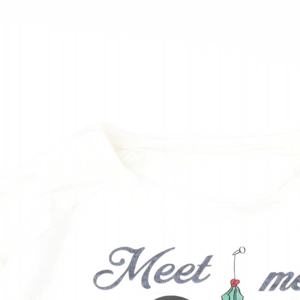 Womens UK Size 16 Disney White Pullover Sweatshirt