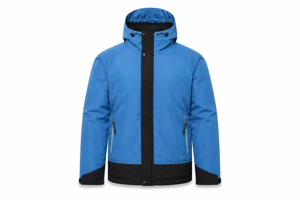 Mens UK Size S Five Centimetre Blue Rain Coat