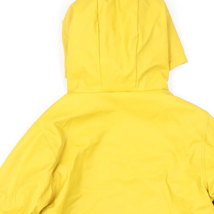tuc tuc Boys Yellow Rain Coat Coat Size 5 Years Zip