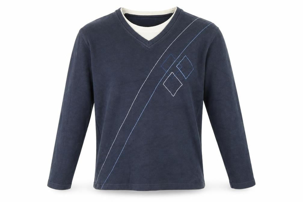 Mens UK Size M Easy Blue Pullover Sweatshirt