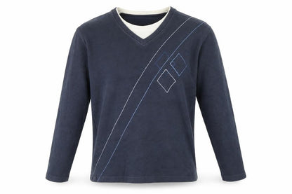 Mens UK Size M Easy Blue Pullover Sweatshirt
