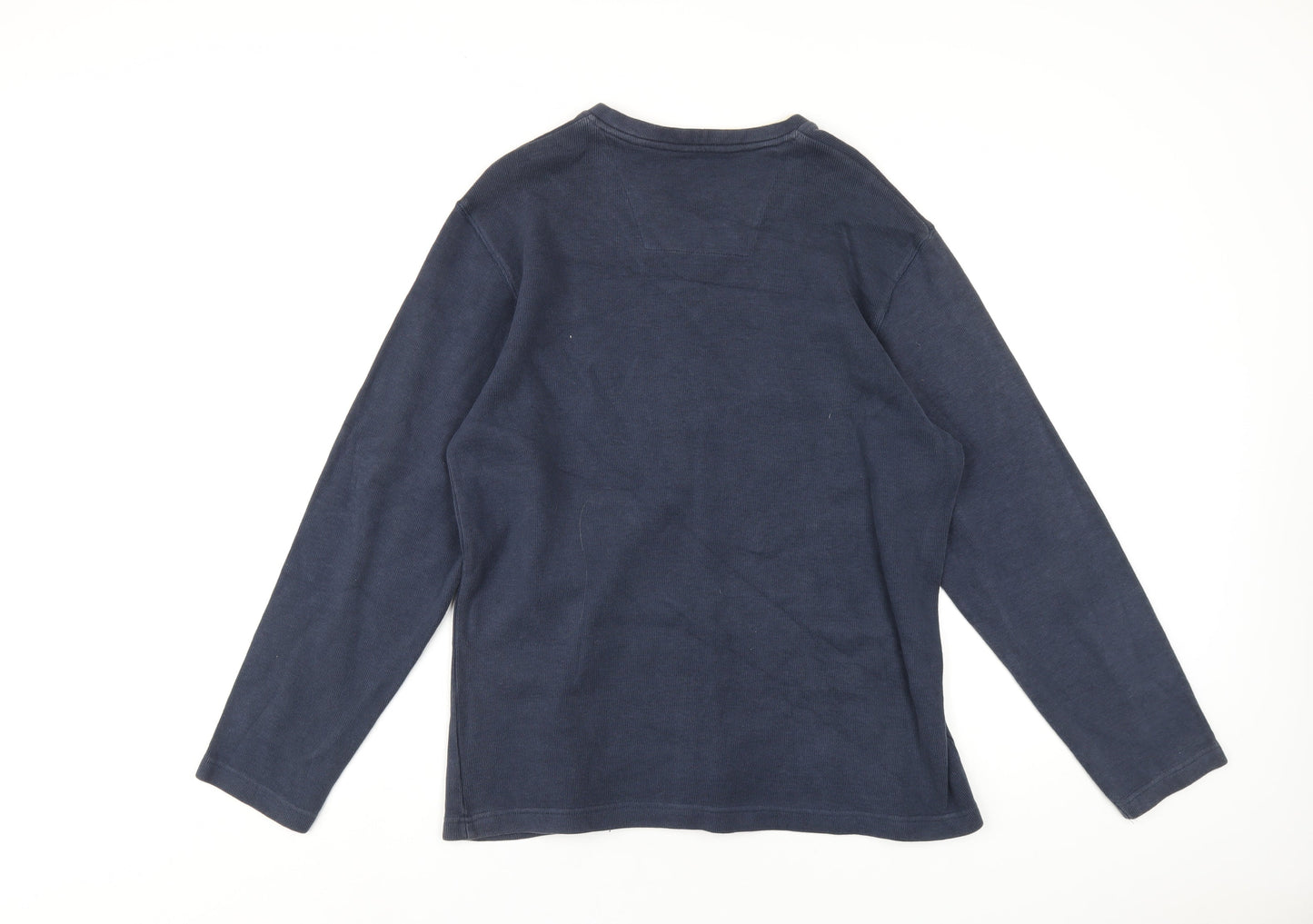 Mens UK Size M Easy Blue Pullover Sweatshirt
