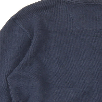 Mens UK Size M Easy Blue Pullover Sweatshirt