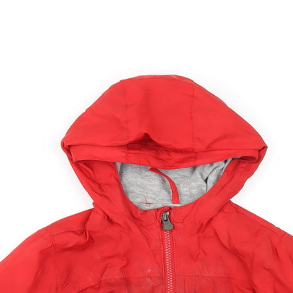 Gap Boys Red Rain Coat Coat Size 18-24 Months Zip