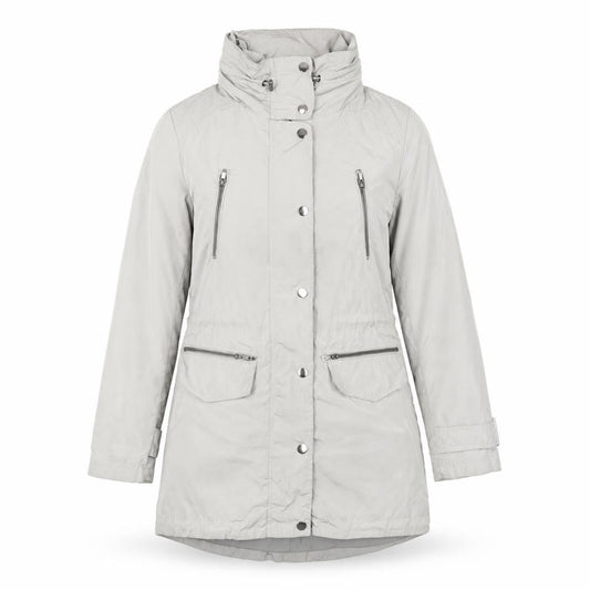 Womens UK Size 8 Monsoon Grey Rain Coat