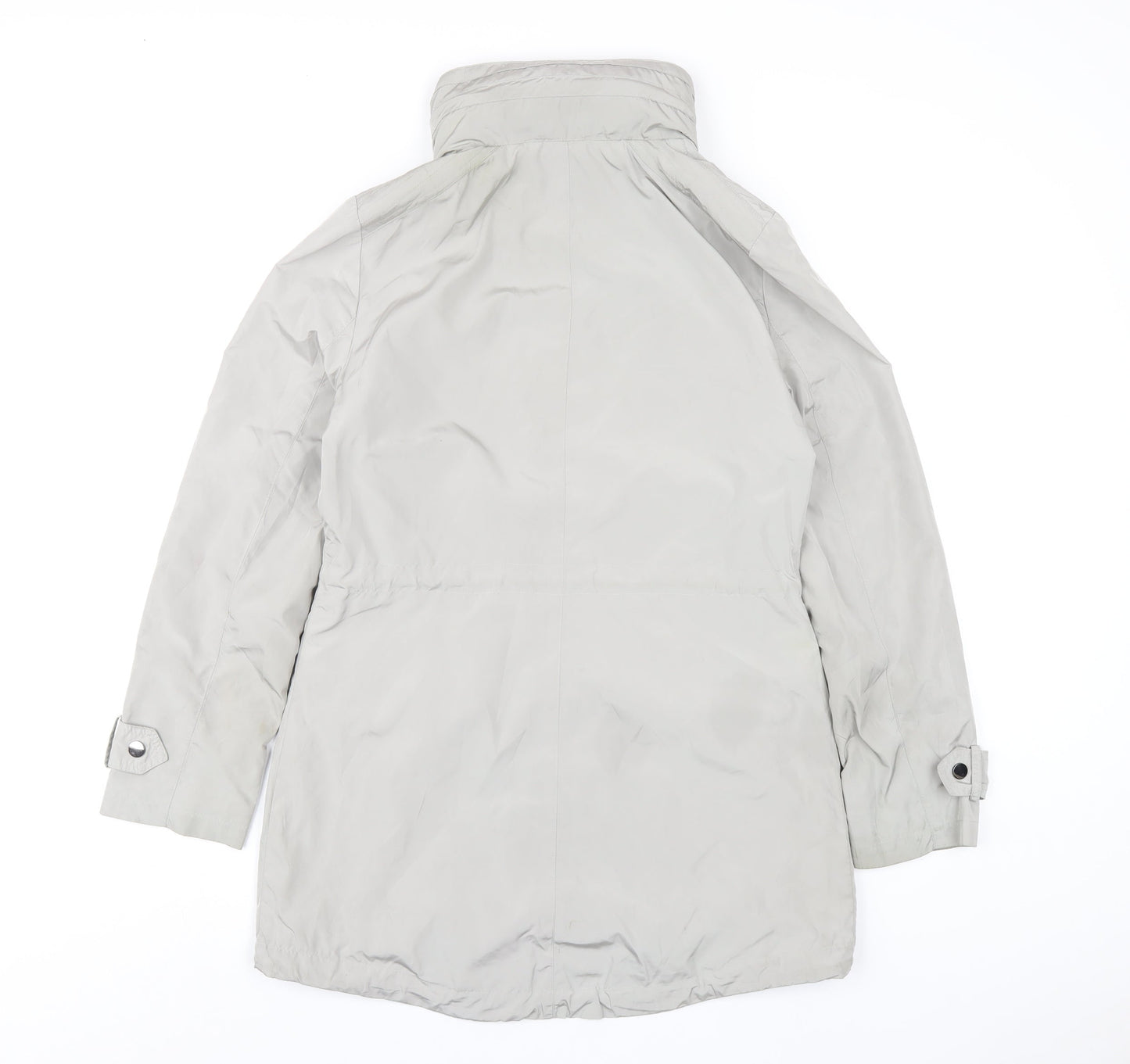 Womens UK Size 8 Monsoon Grey Rain Coat