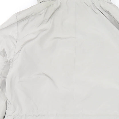 Womens UK Size 8 Monsoon Grey Rain Coat